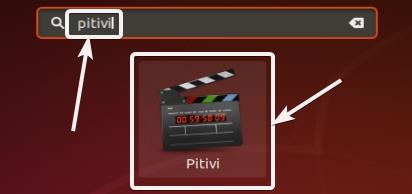 open Pitivi Video Editor on your Ubuntu computer