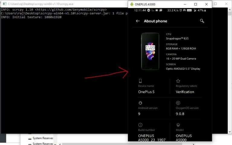 Use Scrcpy android control on Windows 10-8-7 pc