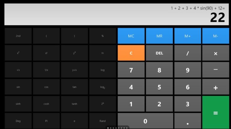 Calculator X8 best calculator app for Windows 10