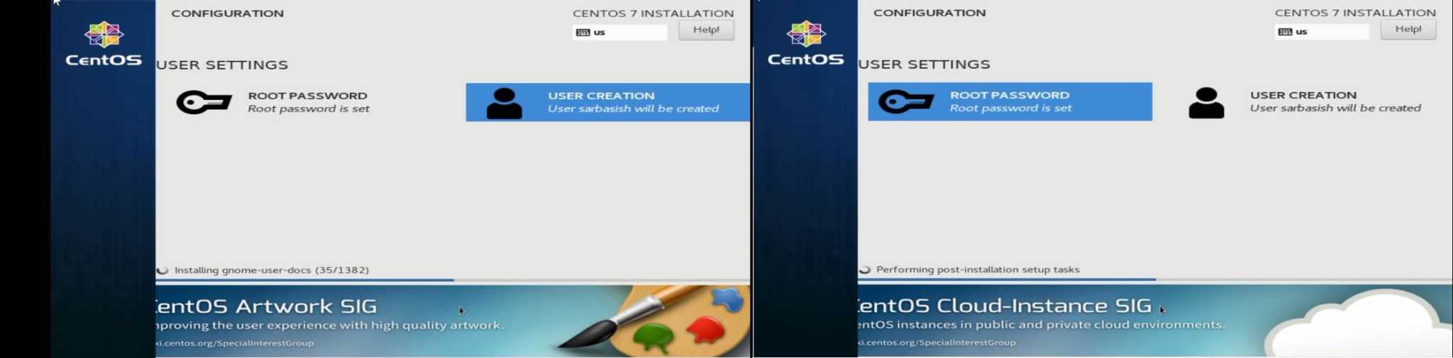 CentOS 7 Installation 13 14