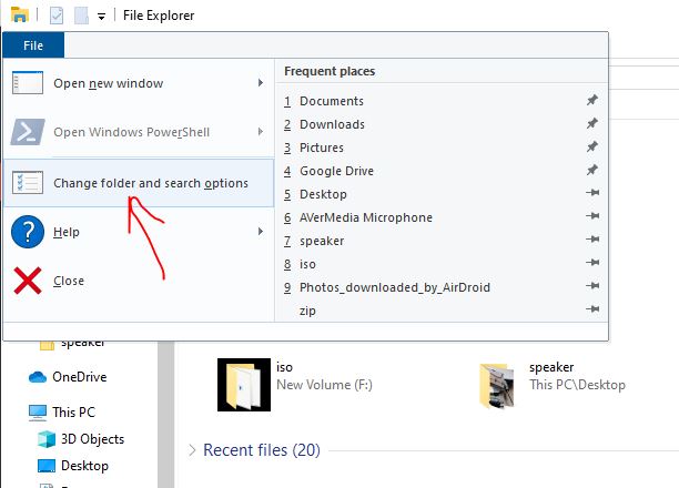 how to modify file delete options in microsoft