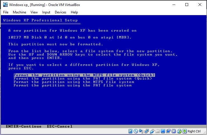 download windows xp iso virtualbox