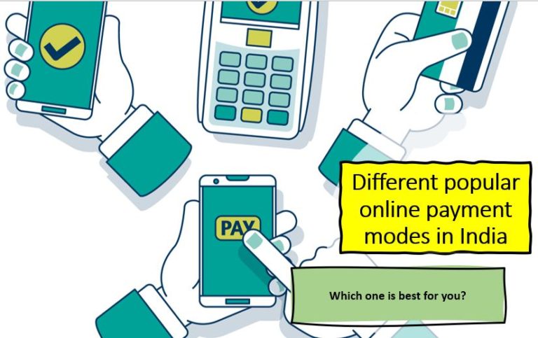 Different popular online payment modes in India explained