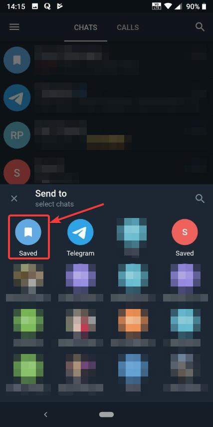 save video from telegram