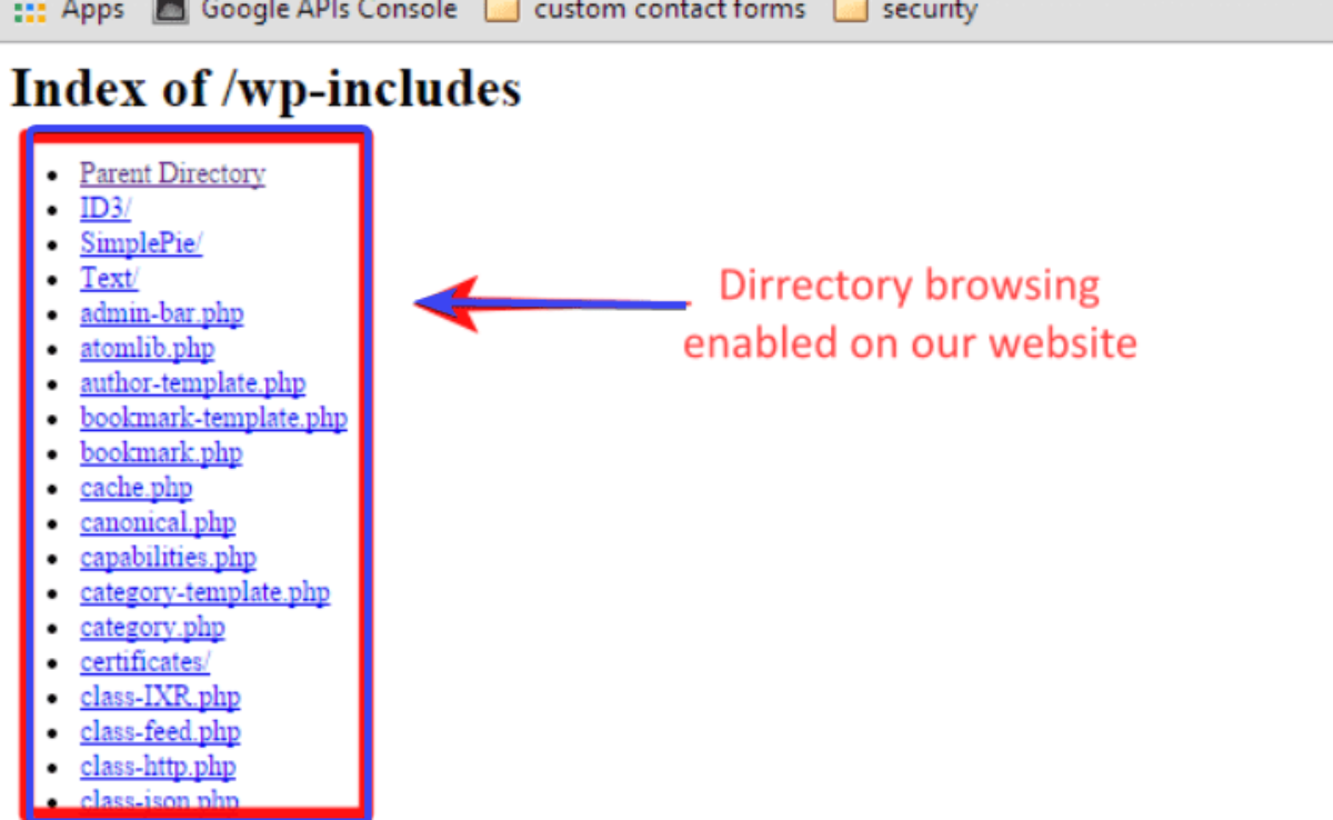 How To Stop Directory Listing Or Index Browsing In Wordrpress Via Images, Photos, Reviews