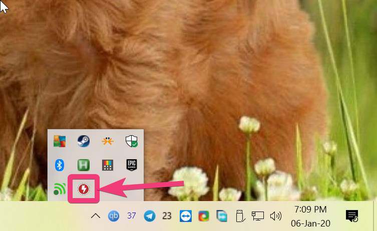 MacroRecorder icon in the system tray to stop