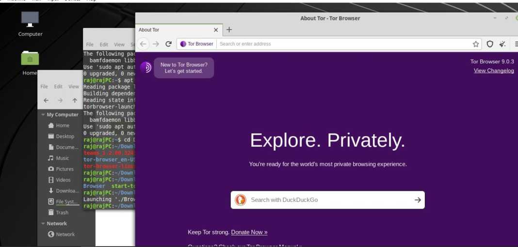 install tor browser linux