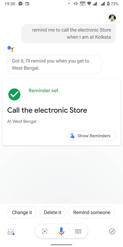 Location-based reminders