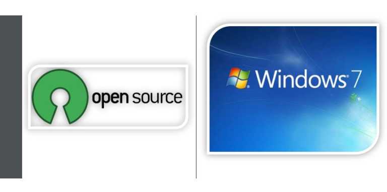 Windows 7 free and open source