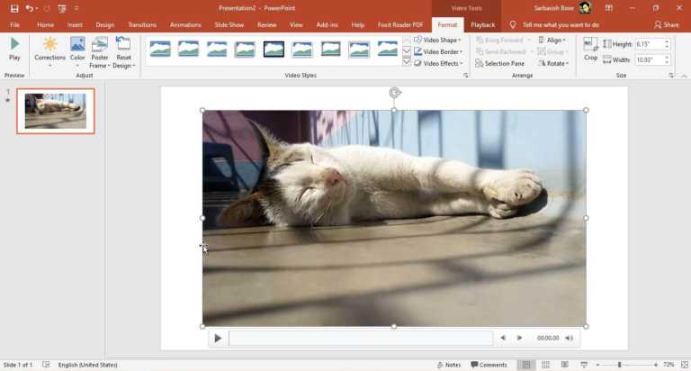 Add videos to presentations on PowerPoint 30