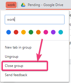 Enable tab grouping on Chrome 80 80