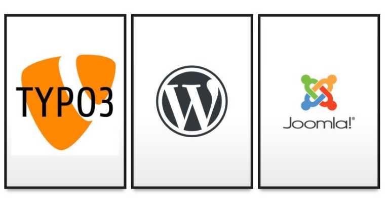 Typo3, WordPress and Joomla quick comparison
