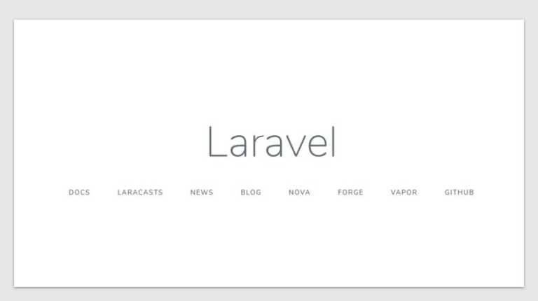 Use Composer to install Laravel web framework