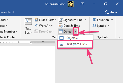 Appending multiple files on Word 360