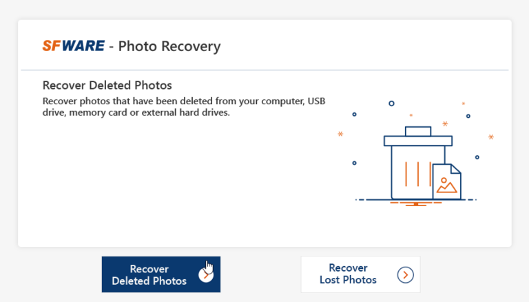 SFWARE deleted files recovery