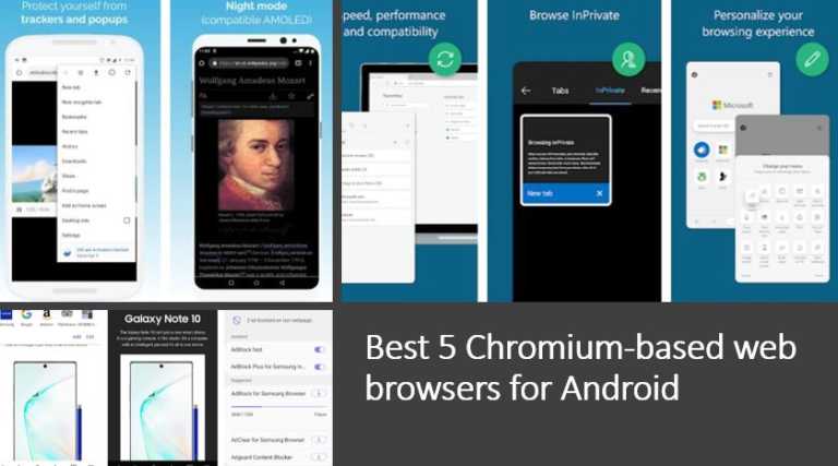 Best Chromium-based web browsers for Android