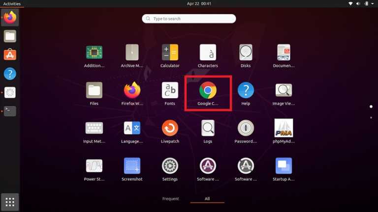 google chrome install ubuntu 20