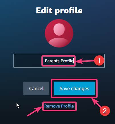  Remove Profile