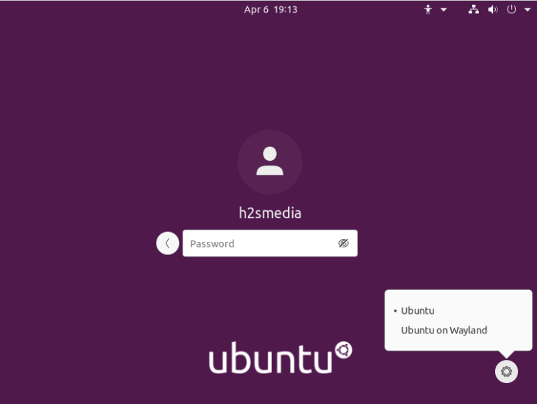 Ubuntu 20.04 New Login screen