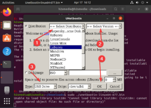 Установка ubuntu с флешки unetbootin