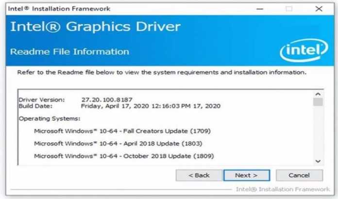 Intel Graphics Driver 31.0.101.4502 for ios instal
