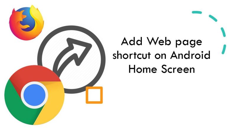 create websites shortcut on Android home screen min