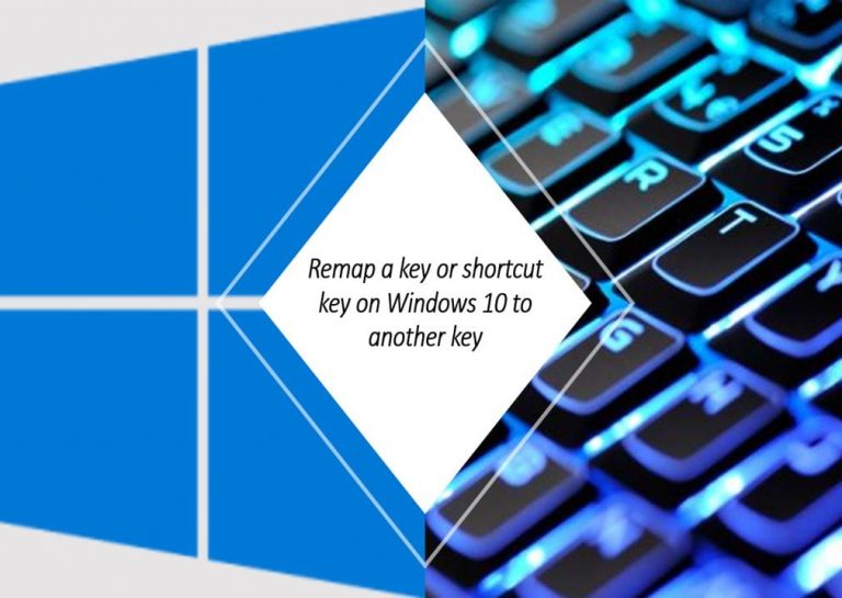 remap a key or shortcut key on Windows 10 to another key or shortcut key min