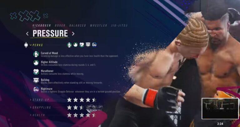 UFC 4 of EA Sports brand new career mode trailer is out