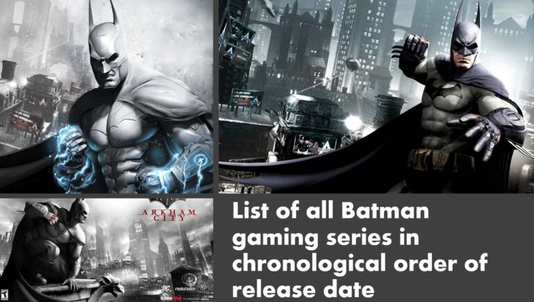 batman arkham games in chronological order