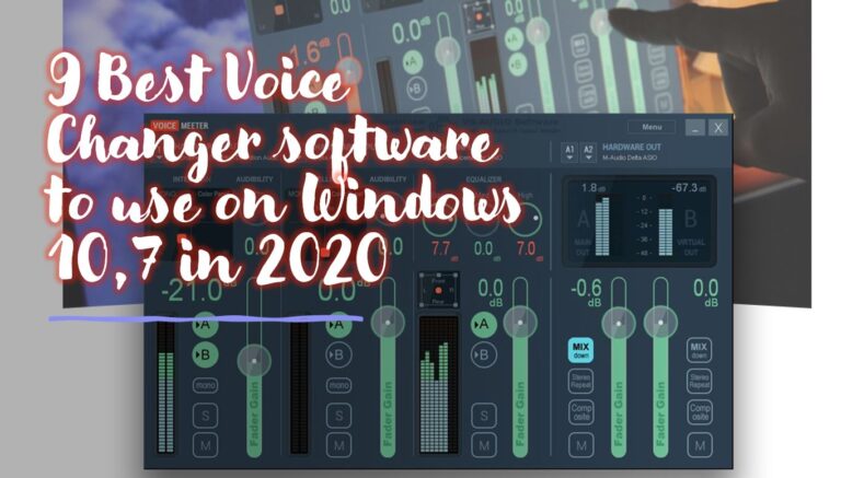 Best Voice Changer software to use on Windows 107 in 2020 min