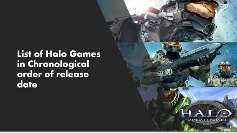 halo games in order