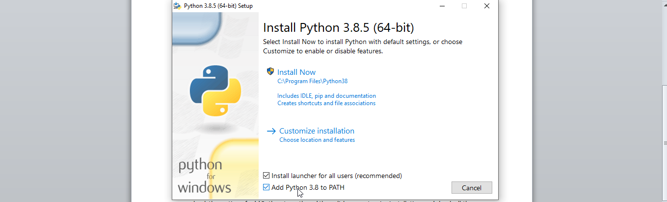 download python for windows 10