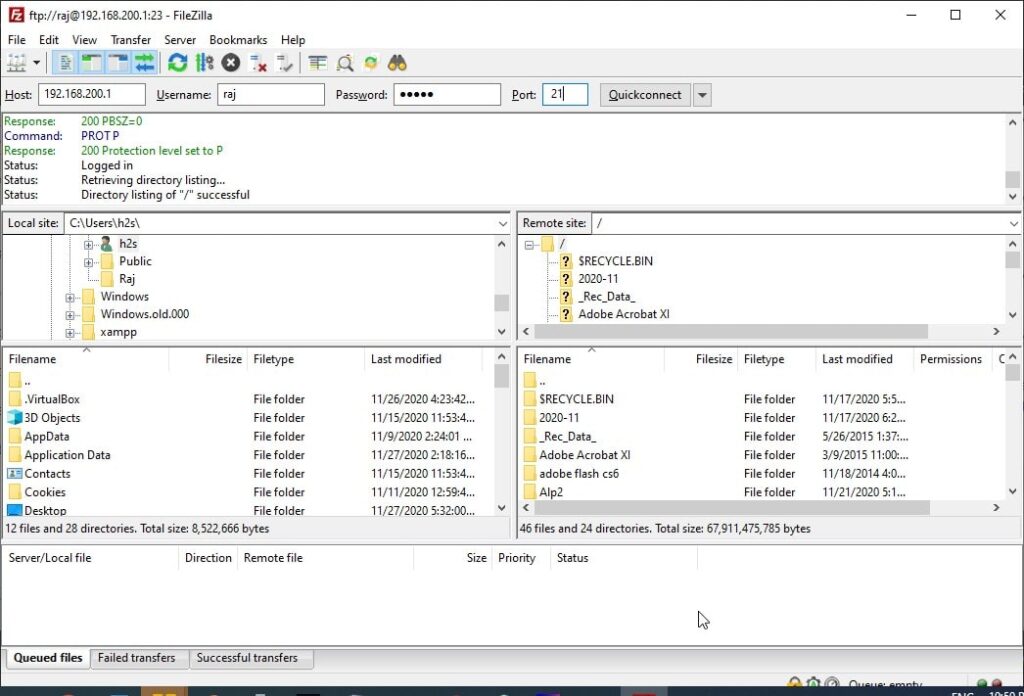 creating filezilla ftp server windows 10