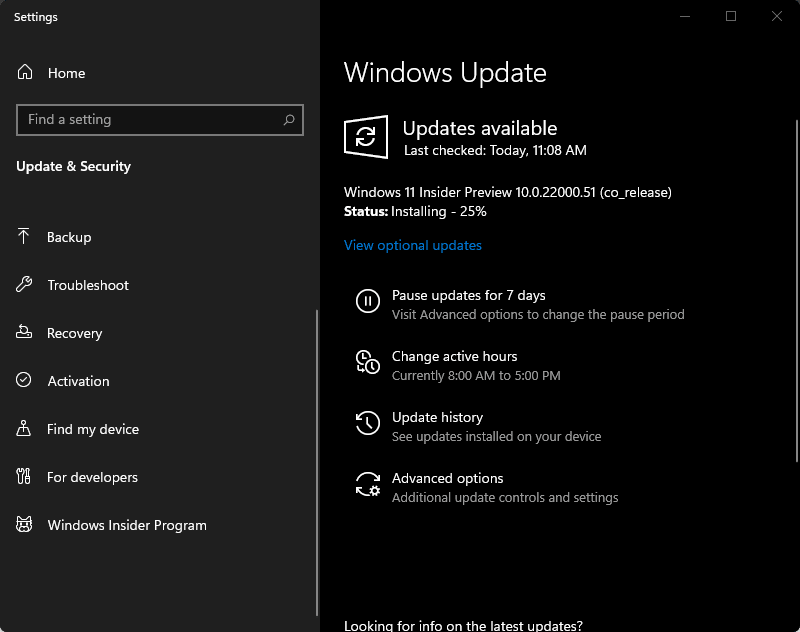 update from windows 10 to 11