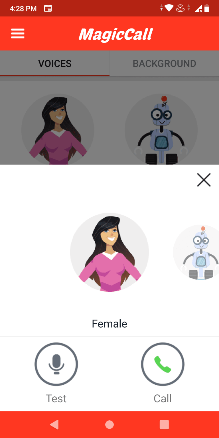 Change male voice to female android min