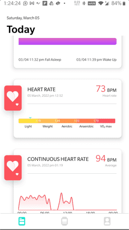 Da Fit app heart rate monitor
