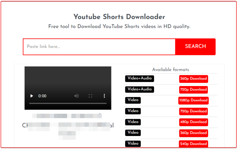 Shortsnoob youtube shorts downloader