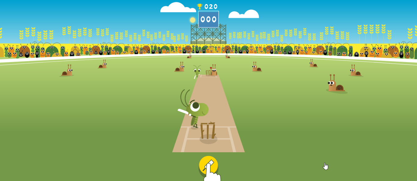 Cricket doodle