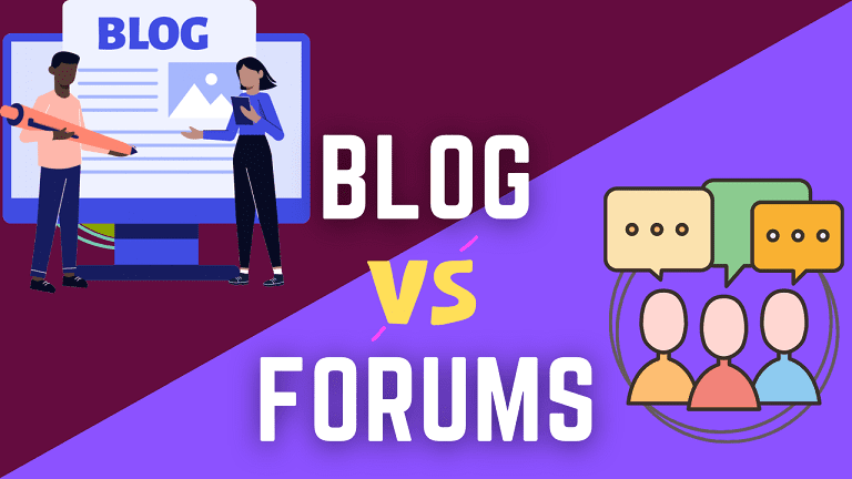 Difference between Blogs and Forums min
