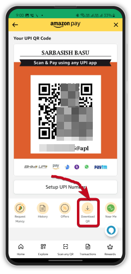 Download Amazon Pay QR Code 35