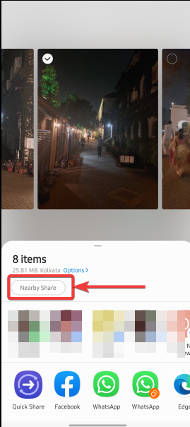 Receiving files on Windows using Nearby Share  