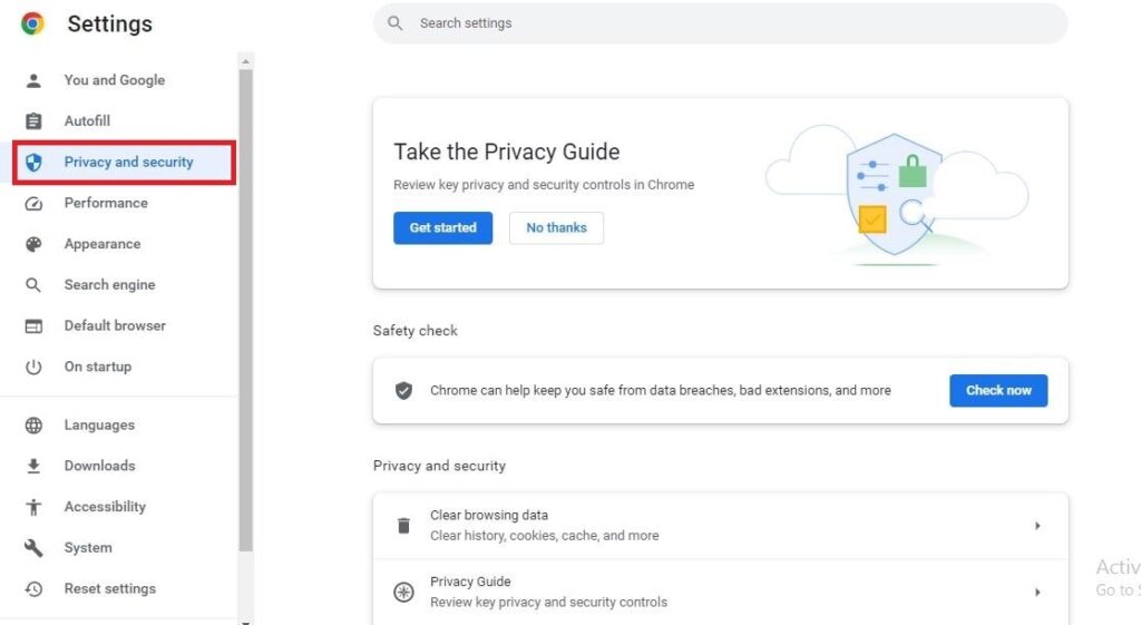 Privacy and Security Chrome min