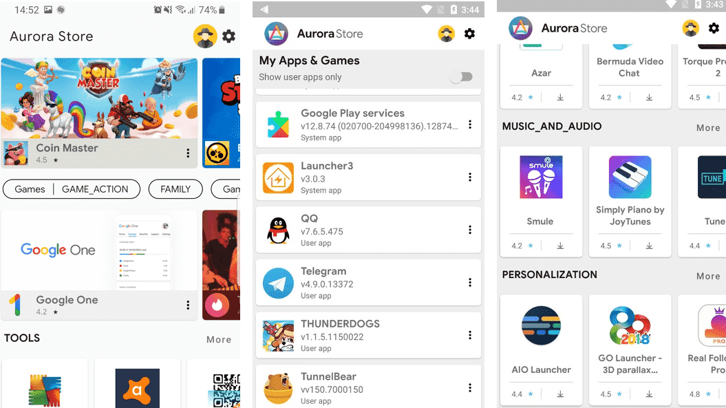 Aurora Store A Privacy Focused Frontend for Google Play