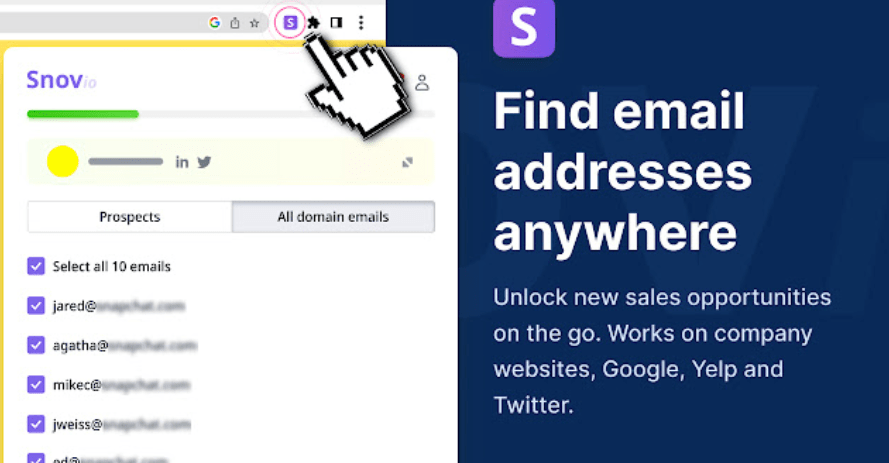 Email Finder chrome extension