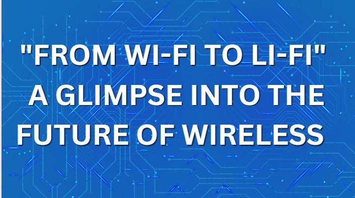 Wi Fi to Li Fi IEEE standard