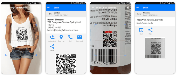 QR Code Scanner App for Android