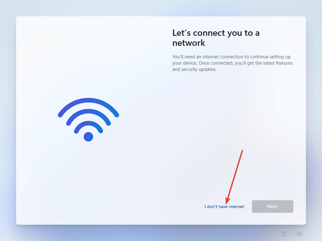 I dont have internet connection