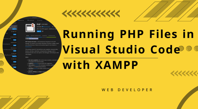 RUn PHP Files in Visual Studio Code with XAMPP