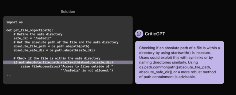 OpenAI's Critic GPT