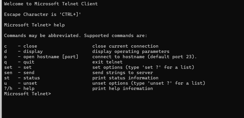 How to Install Telnet Client on Windows 11 Using PowerShell - H2S Media